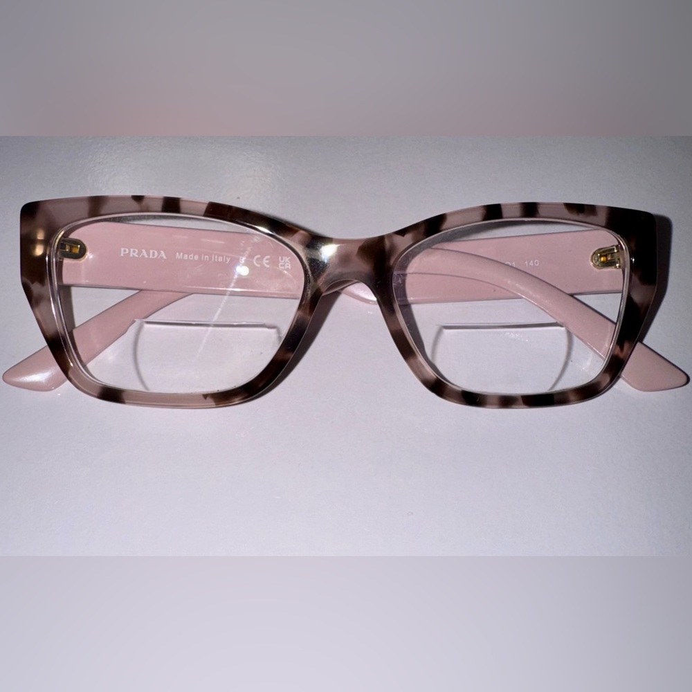 Prada eyeglass frames in orchid tortoise. Gently and rarely used. +Case/cloth - Picture 8 of 16